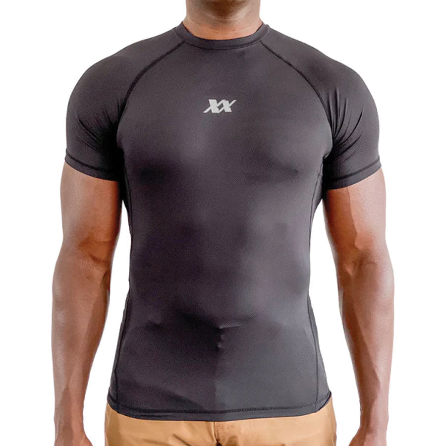 221B Tactical Maxx-Dri Silver Elite T-Shirt Black/Black Outdoor Tactical Australia