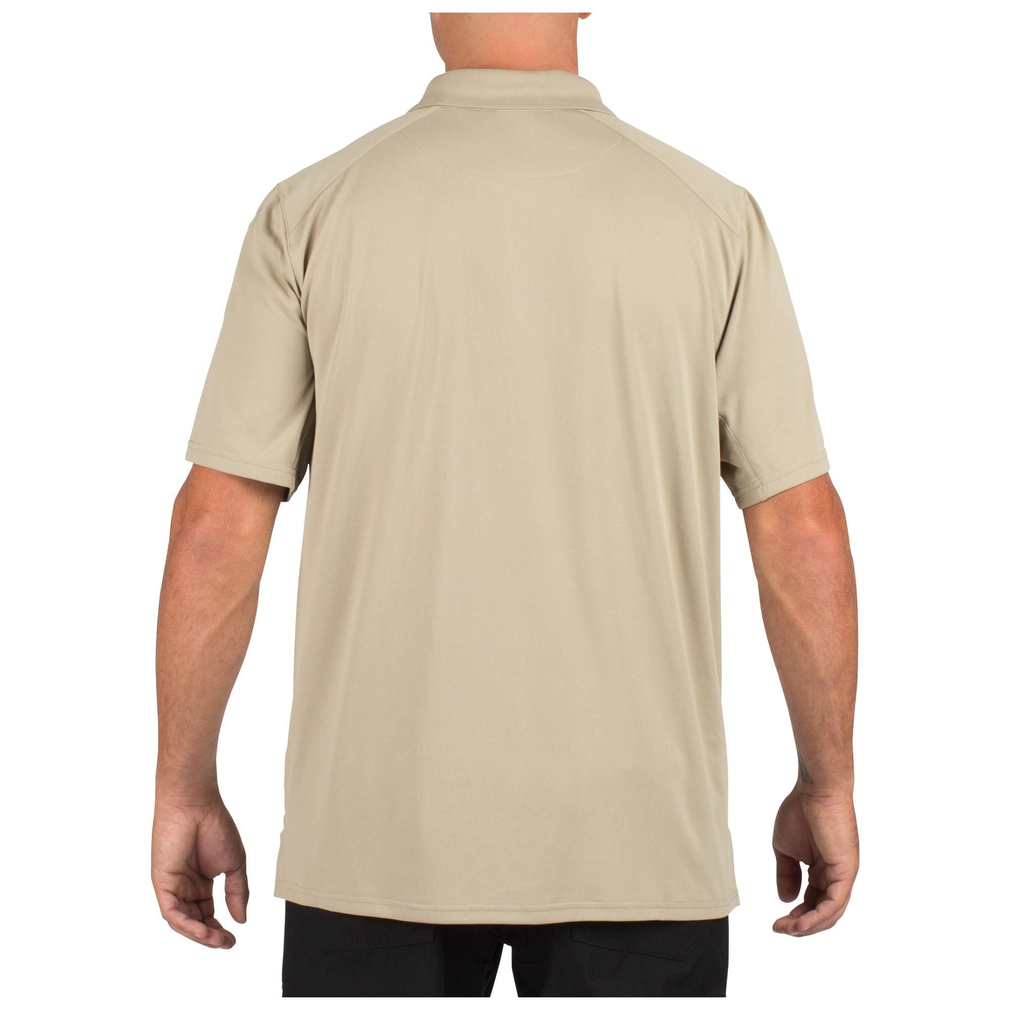 5.11 Helios Short Sleeve Polo Silver Tan Short Sleeve Polos 5.11 Tactical Tactical Gear Supplier Tactical Distributors Australia