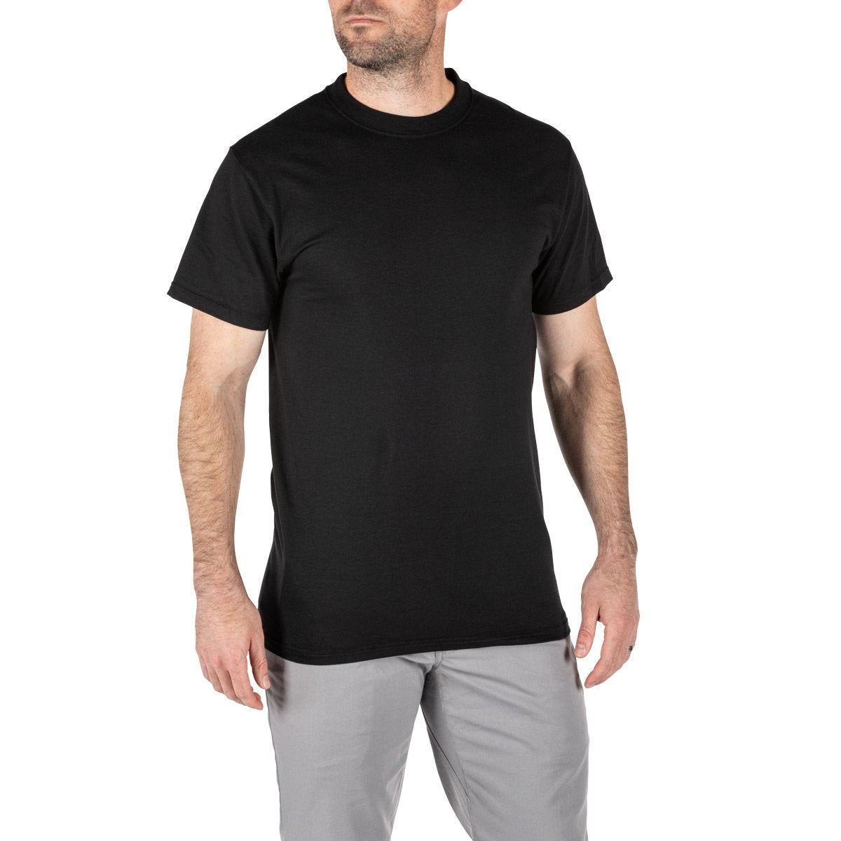 5.11 Men's Utili-T Crew Tees Pack of 3 Black Outdoor Tactical Australia