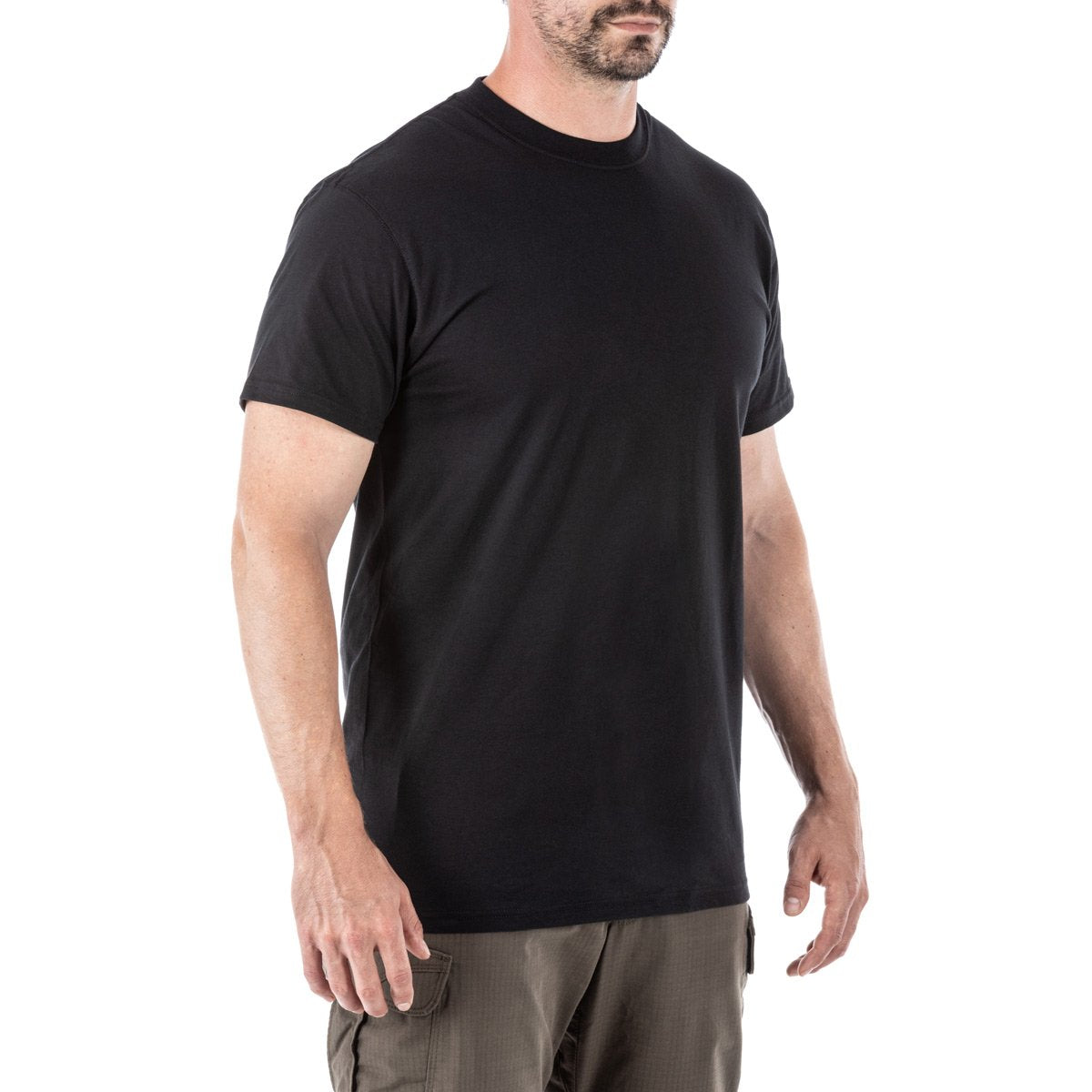 5.11 Men's Utili-T Crew Tees Pack of 3 Black Outdoor Tactical Australia