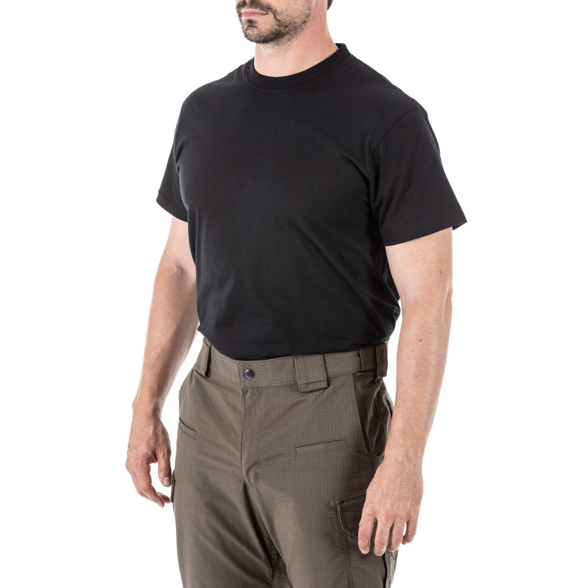 5.11 Men's Utili-T Crew Tees Pack of 3 Black Outdoor Tactical Australia