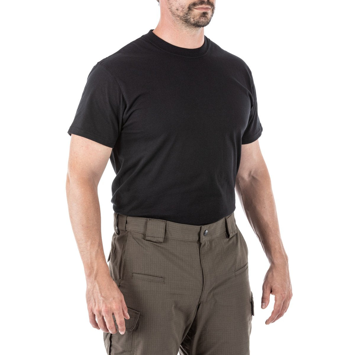 5.11 Men's Utili-T Crew Tees Pack of 3 Black Outdoor Tactical Australia