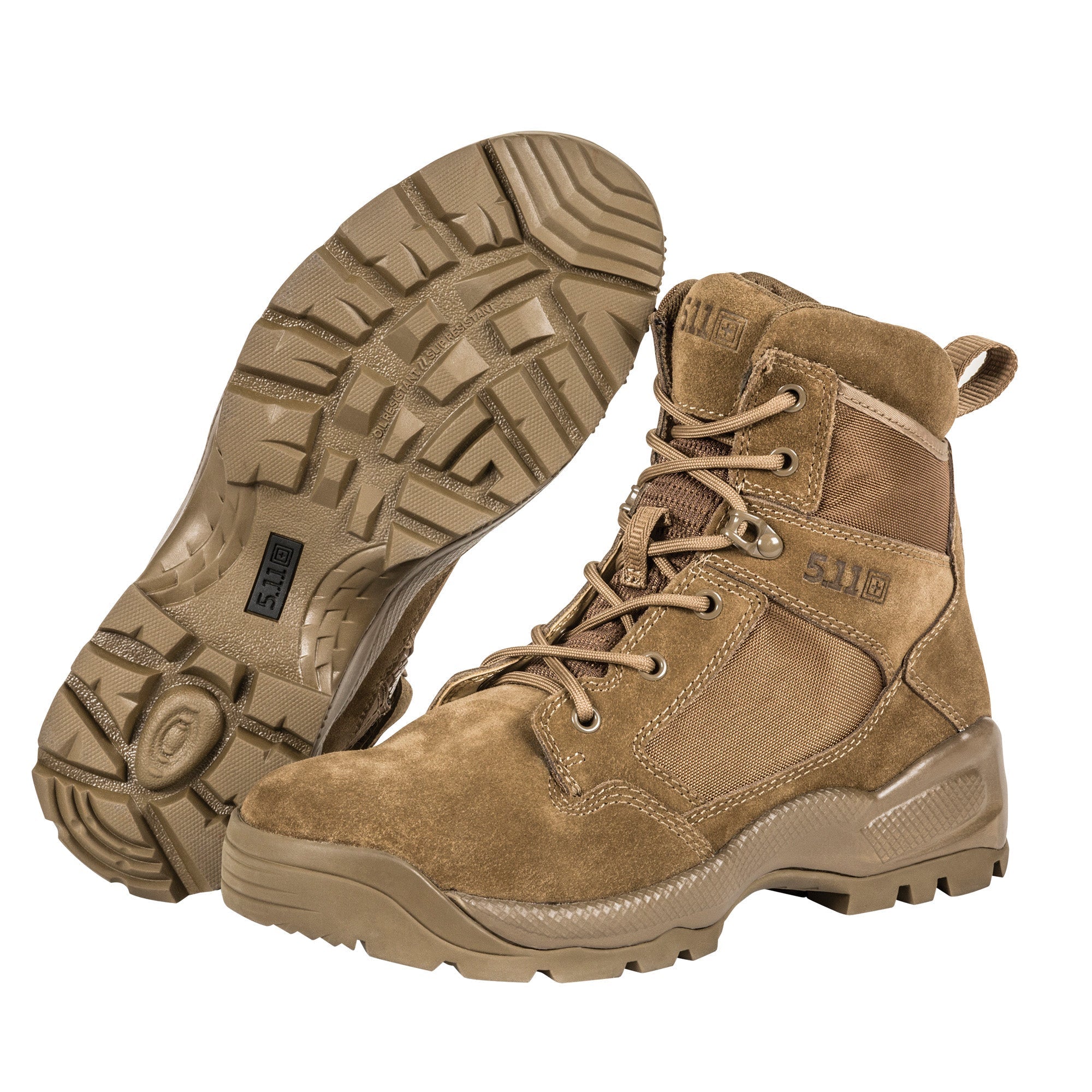 5.11 Tactical ATAC 2.0 6 Inches Side Zip Desert Boot Dark Coyote Outdoor Tactical Australia