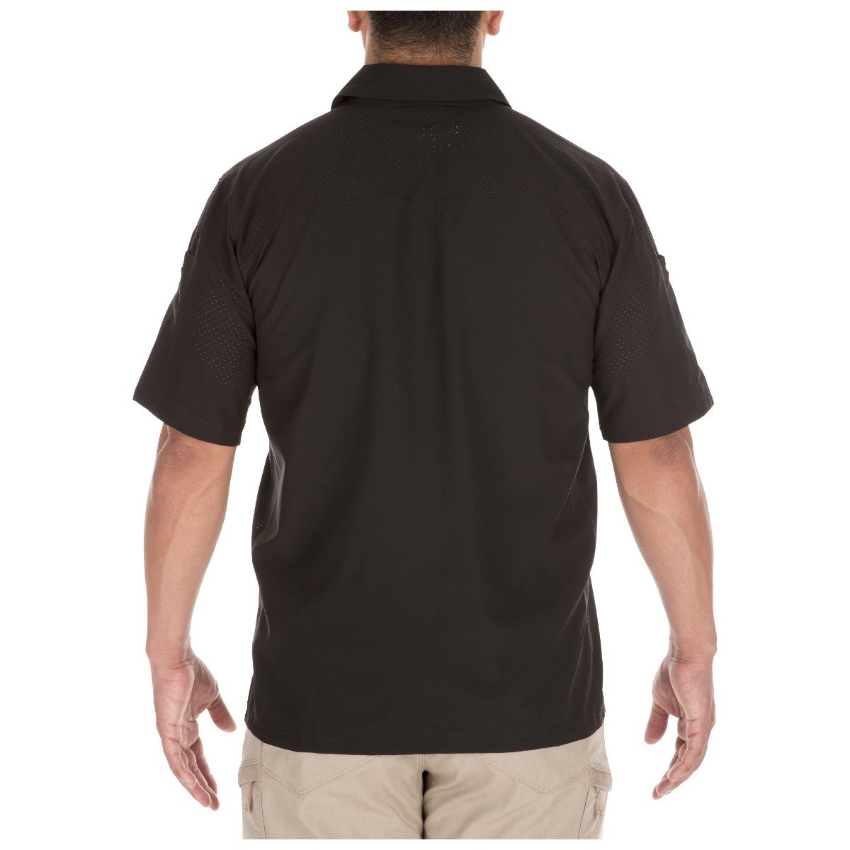 5.11 Tactical Freedom Flex Woven Short Sleeve Shirt Black Outdoor Tactical Australia