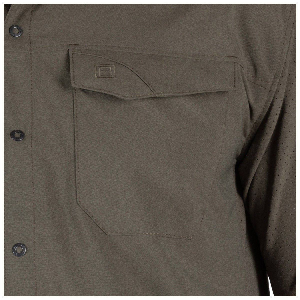 5.11 Tactical Freedom Flex Woven Short Sleeve Shirt Black Outdoor Tactical Australia