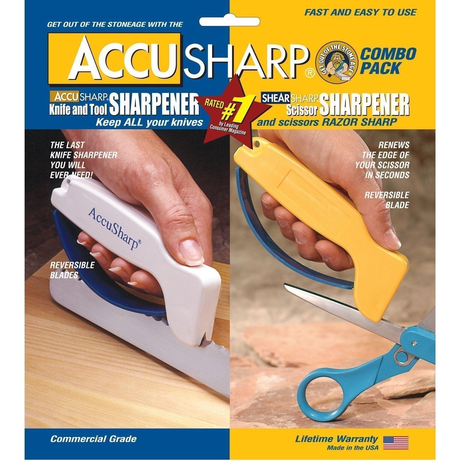 AccuSharp Knife ShearSharp Scissor Combo Sharpener Set 012 Outdoor Tactical Australia
