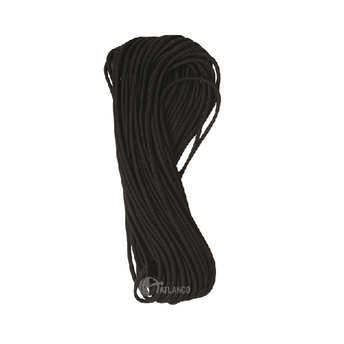 Atlanco 5ive Star Gear Paracord Black 50' Outdoor Tactical Australia