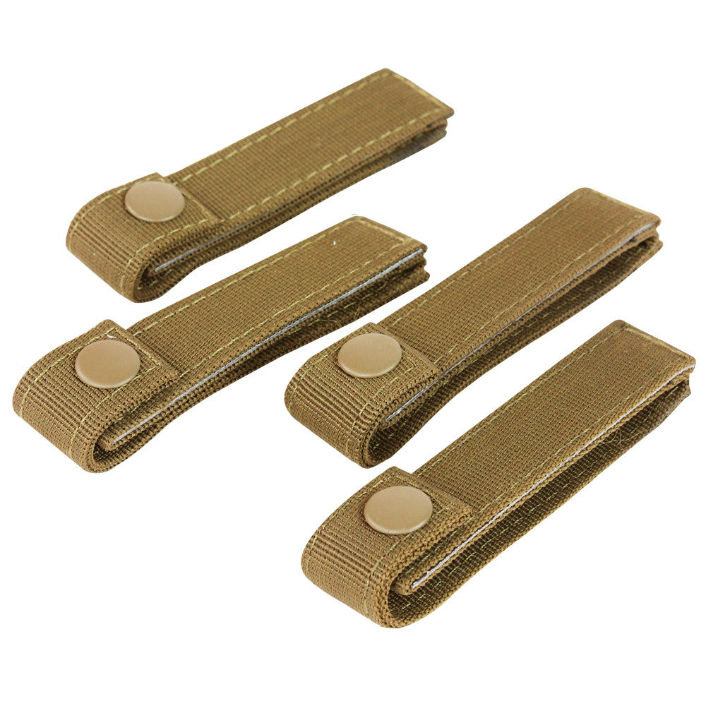 Condor 4 Inches MOD Straps - 4pcs/Pack Coyote Brown Outdoor Tactical Australia