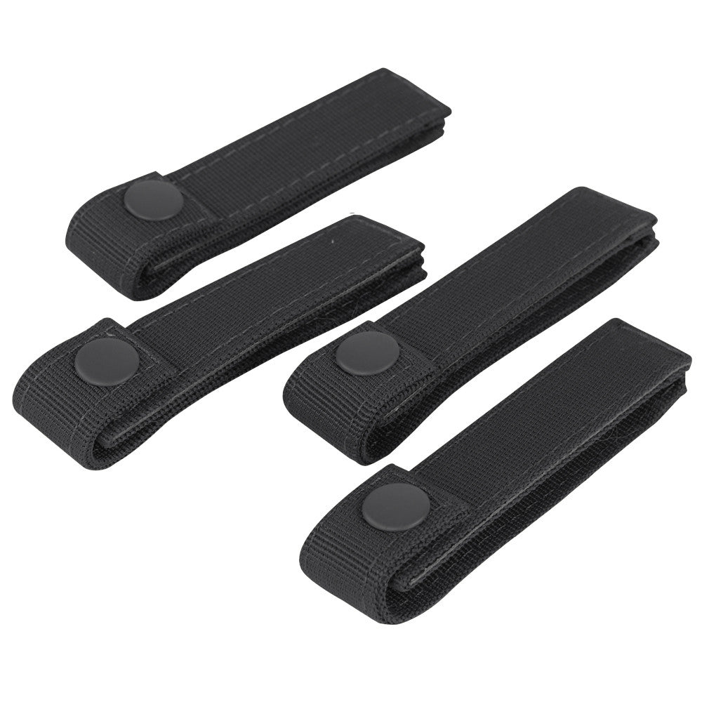 Condor 4 Inches MOD Straps - 4pcs/Pack Black Outdoor Tactical Australia