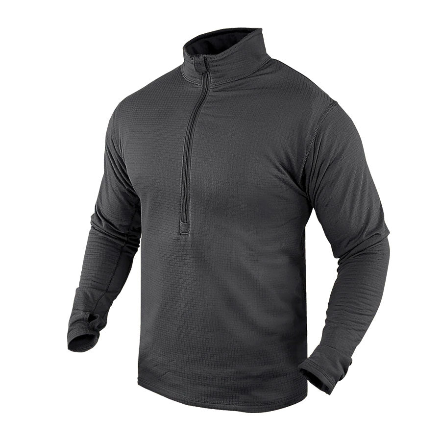 Condor Base II Zip Pullover Black Small Outdoor Tactical Australia