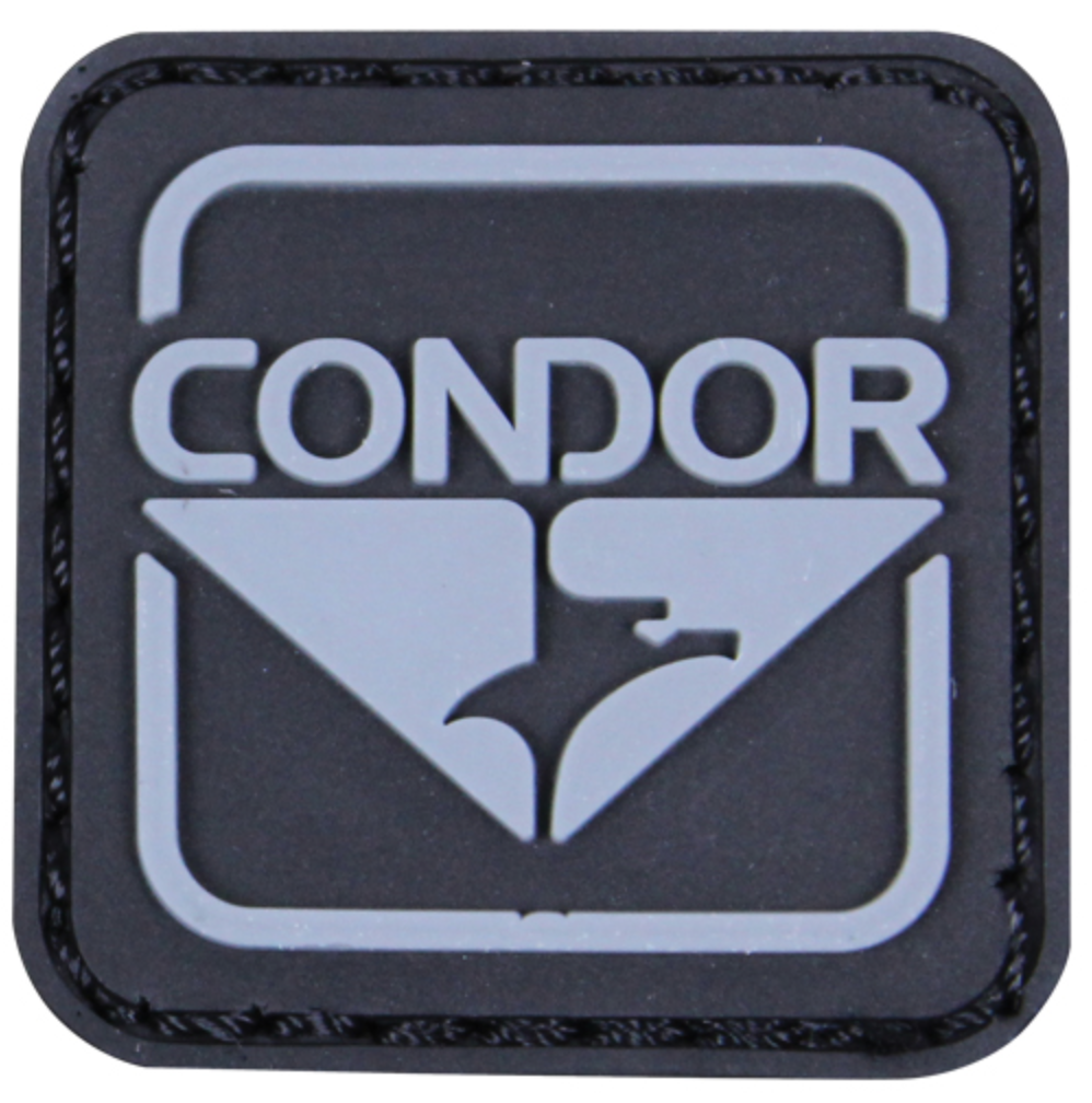 Condor Emblem PVC Patches Black Outdoor Tactical Australia