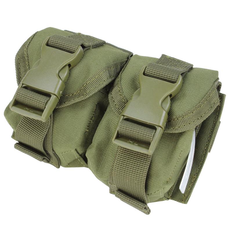 Condor Tactical MA14 MOLLE Modular Military Double Frag Grenade Pouch Olive Drab (001) Outdoor Tactical Australia