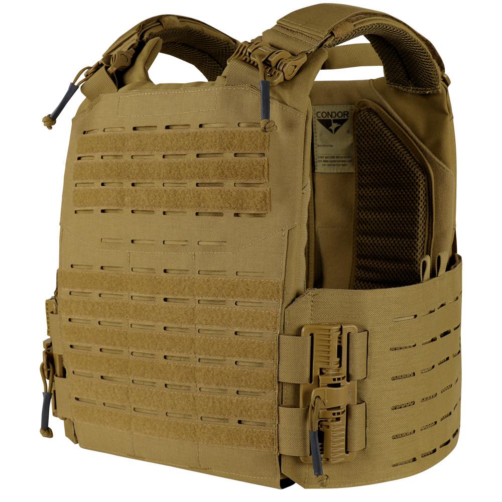 Condor Vanquish RS Plate Carrier Coyote Brown Large Outdoor Tactical Australia