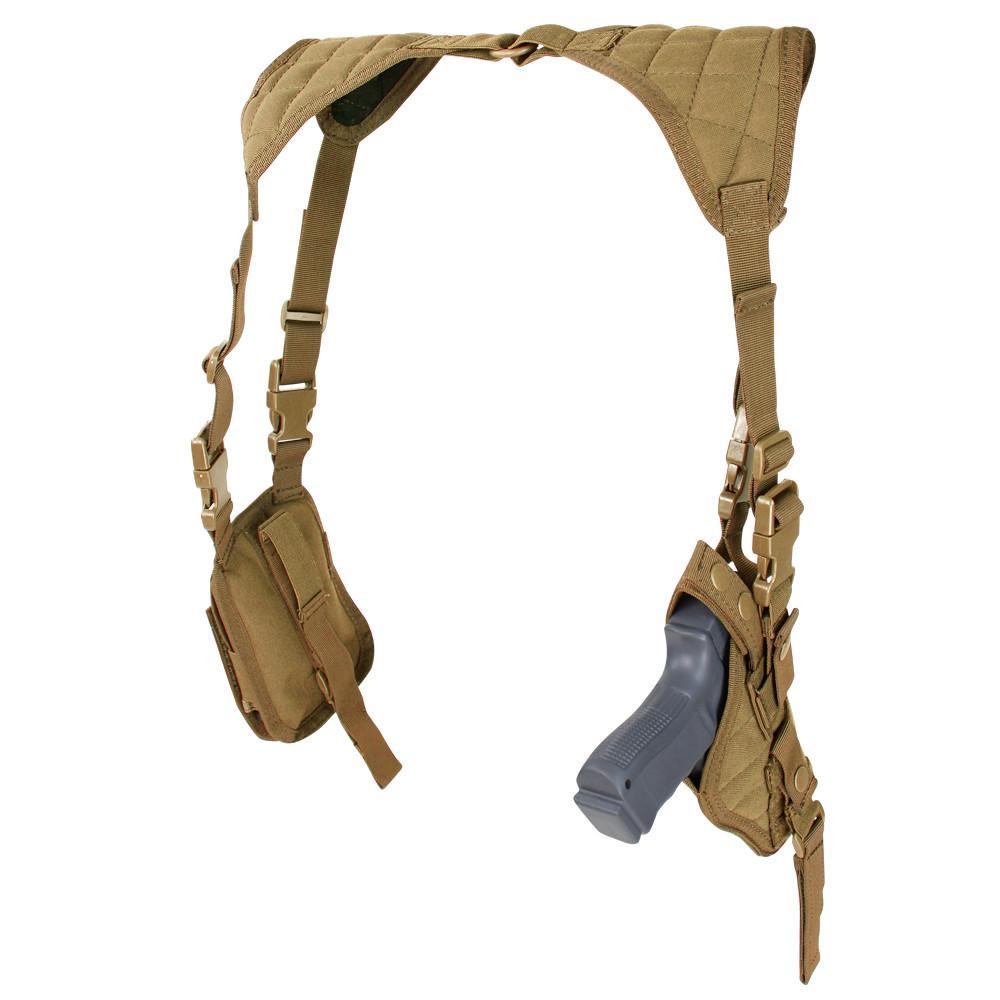 Condor Vertical Shoulder Holster Coyote Brown Outdoor Tactical Australia
