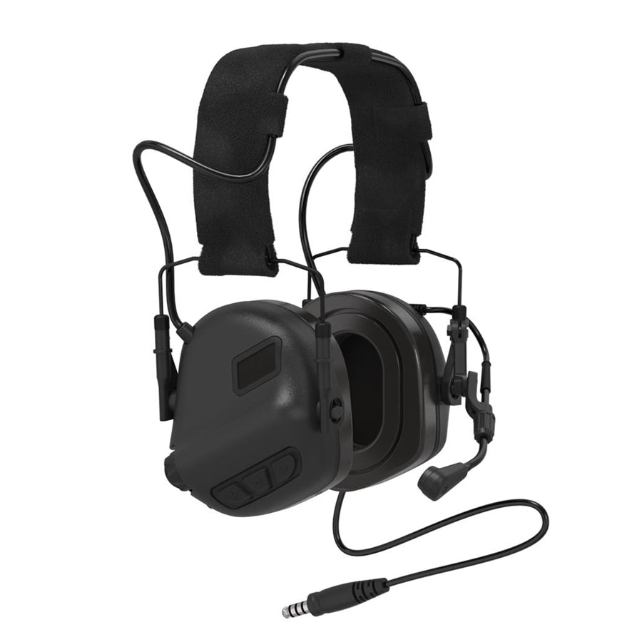Earmor M32 PLUS Electronic Earmuffs with Microphone - Black Outdoor Tactical Australia