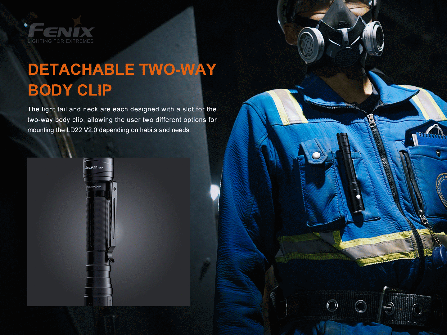 Fenix LD22 V2 Multi Use Flashlight Outdoor Tactical Australia
