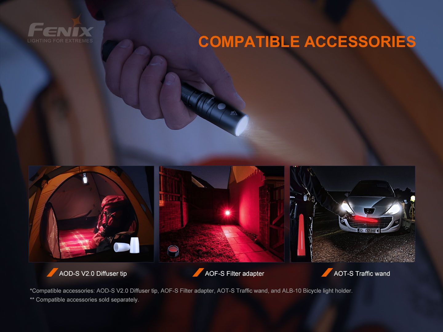 Fenix LD22 V2 Multi Use Flashlight Outdoor Tactical Australia