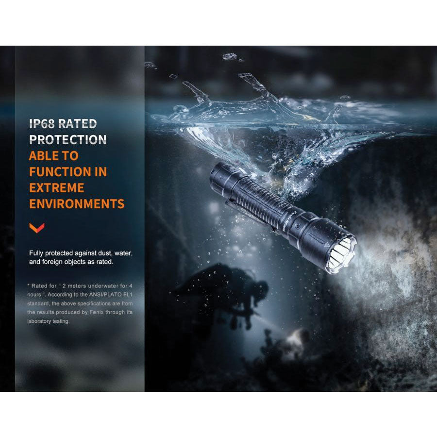 Fenix WF26R 3000 lumens 450m throw rechargeable torch with charging dock Outdoor Tactical Australia