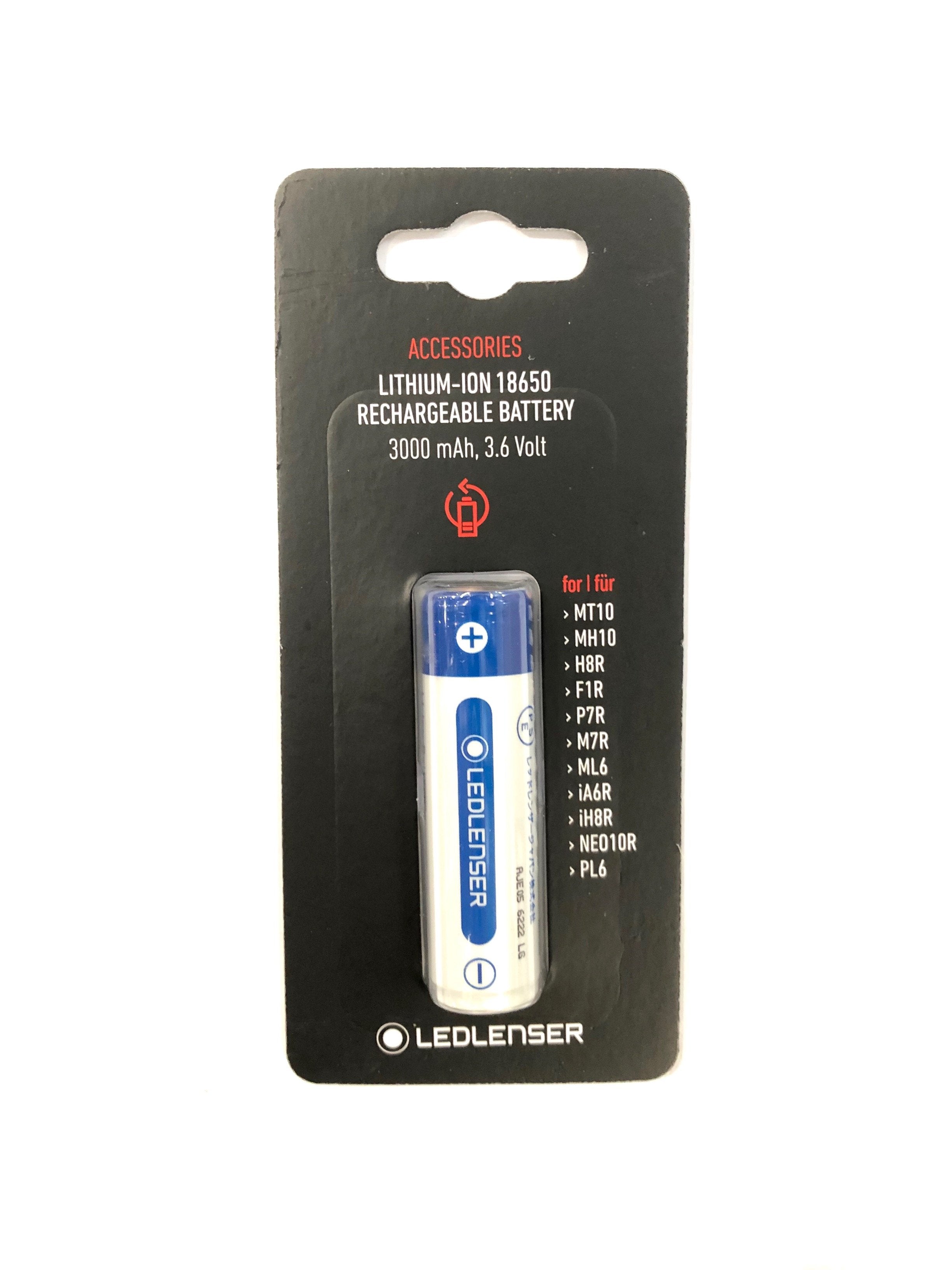 Ledlenser 18650 3000mAh Rechargeable Battery For M7R, M7RX, X7R, F1R, P7R,MT10,MH10 and H8R Led Torches Outdoor Tactical Australia