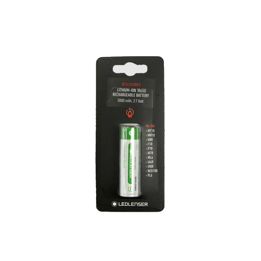 Ledlenser 18650 3000mAh Rechargeable Battery For M7R, M7RX, X7R, F1R, P7R,MT10,MH10 and H8R Led Torches