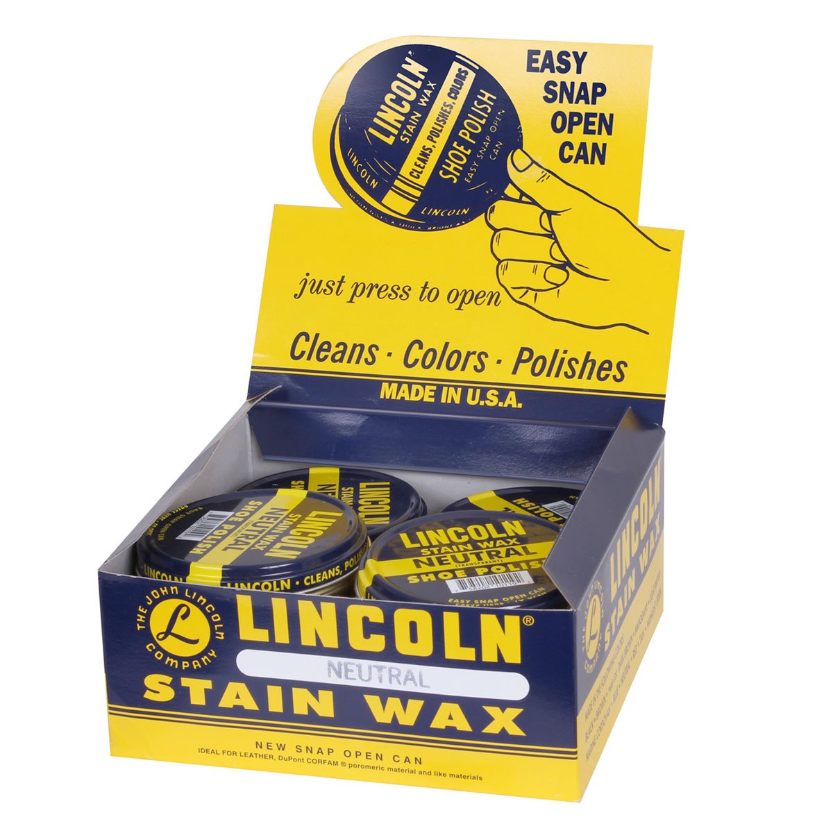 Lincoln USMC Stain Wax Shoe Polish Black Outdoor Tactical Australia