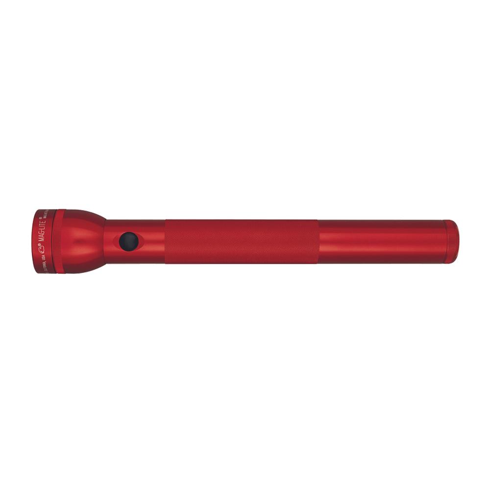 Maglite 4 Cell D Xenon Incandescent Flashlight in Hang Pack Red Outdoor Tactical Australia
