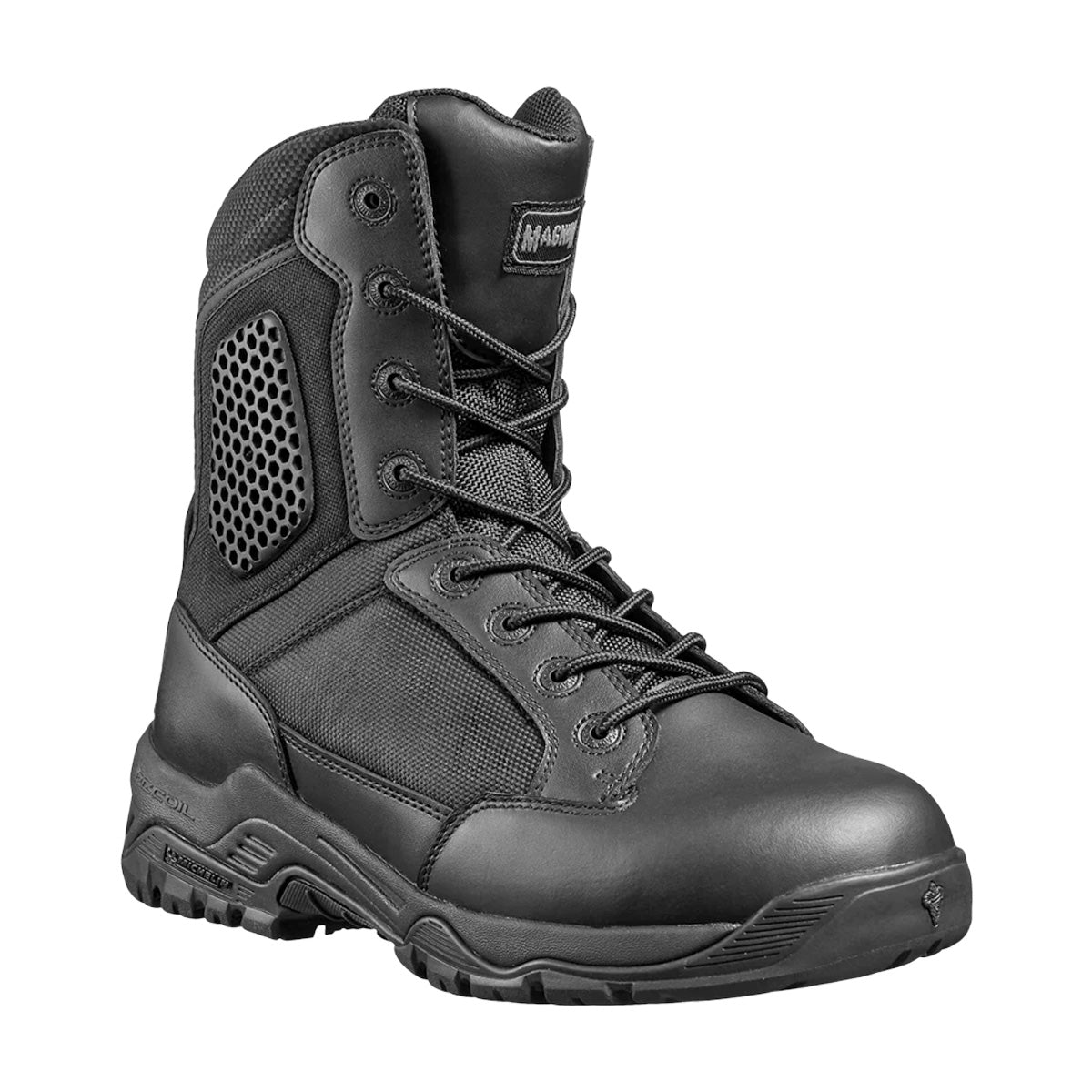 Magnum Strike Force 8.0 Side-Zip Waterproof Boot Black Outdoor Tactical Australia