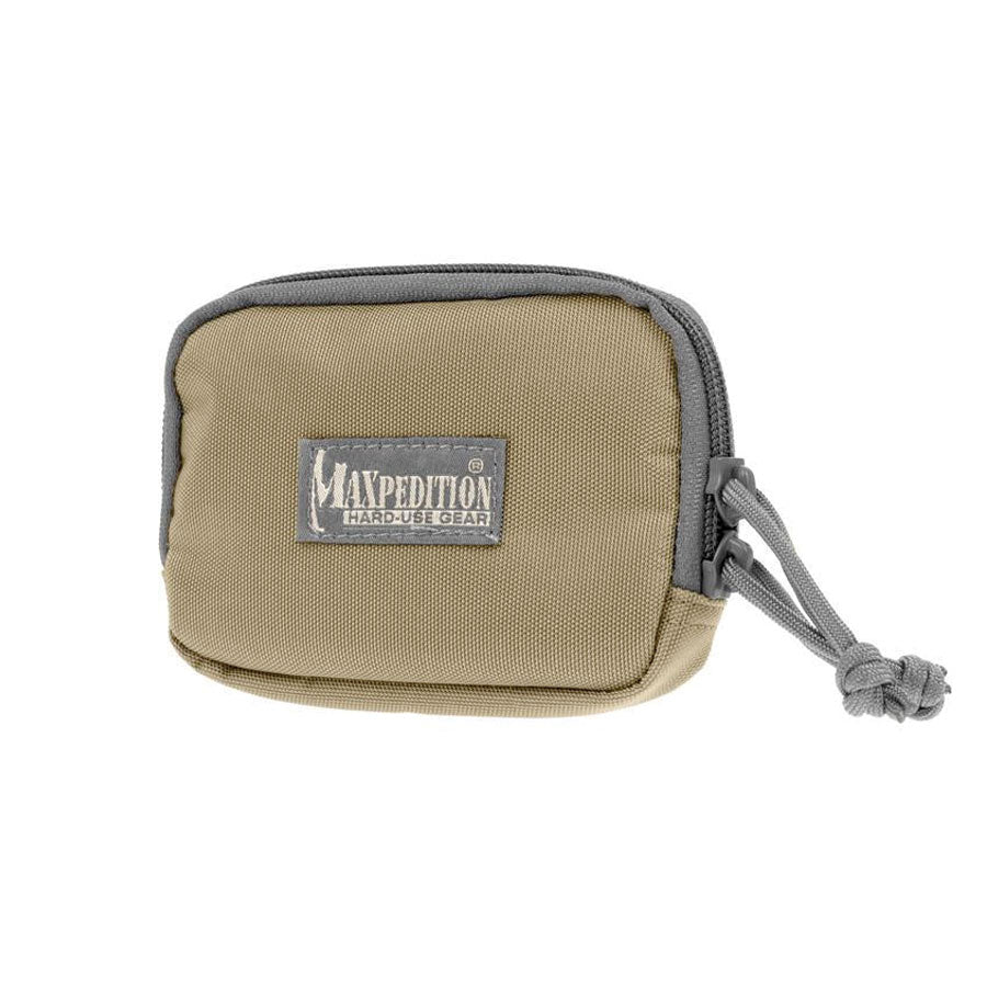 Maxpedition Hook & Loop 3x 5 Inches Zipper Pocket Khaki Foliage Outdoor Tactical Australia