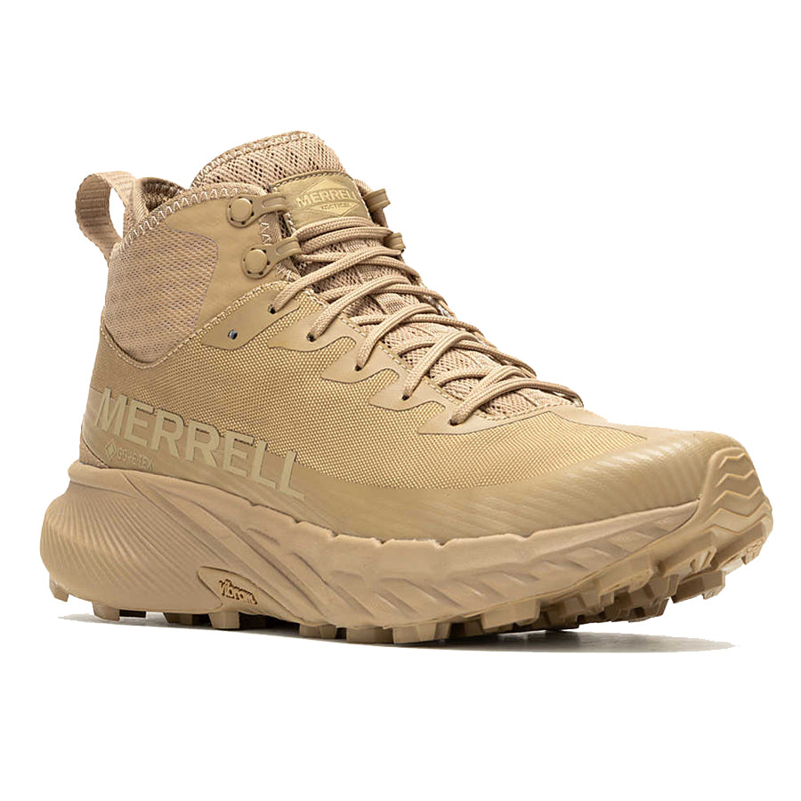 Merrell Tactical Agility Peak 5 Tactical GoreTex Waterproof Mid Boots Coyote Tan Outdoor Tactical Australia