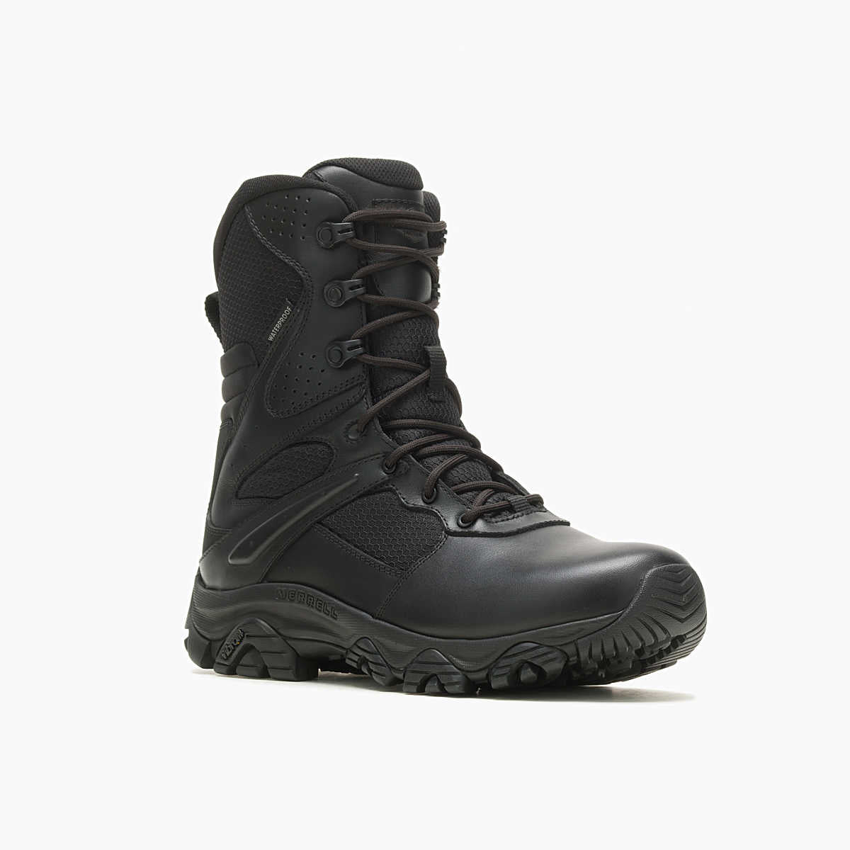 Merrell Tactical MOAB 3 Response Side Zip Waterproof 8 Inches Boot Black Outdoor Tactical Australia
