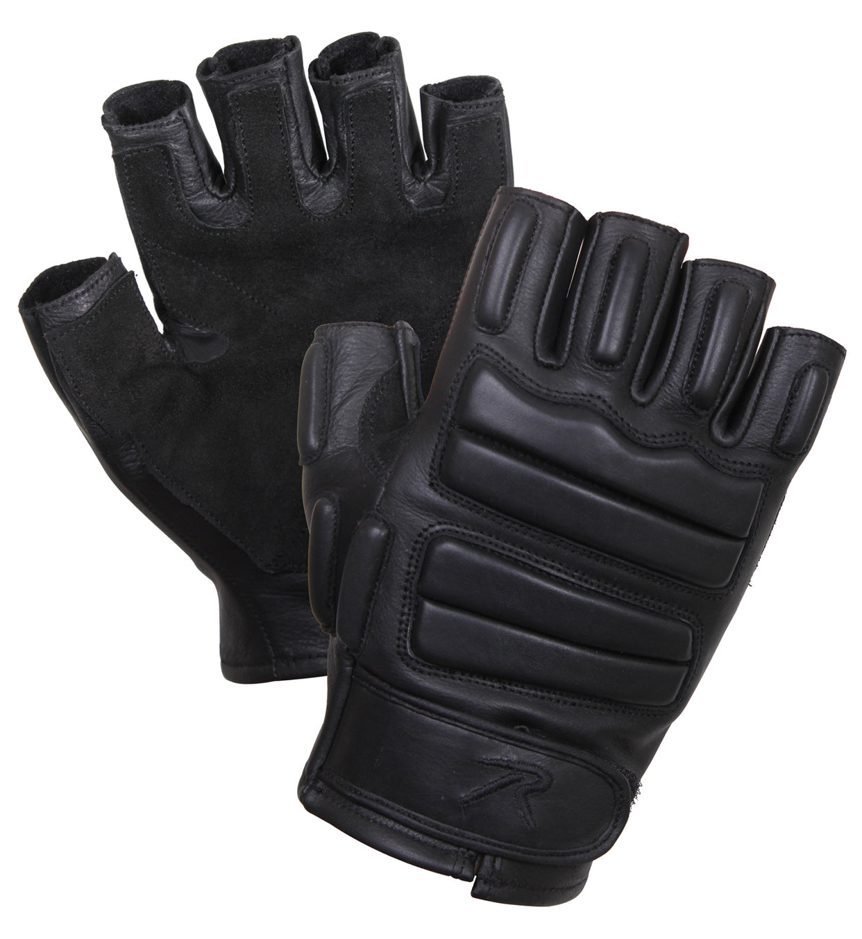 Milspec Fingerless Padded Tactical Gloves Small Outdoor Tactical Australia