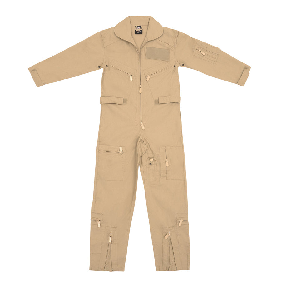 MilSpec Kids Flightsuit Khaki - Small Outdoor Tactical Australia