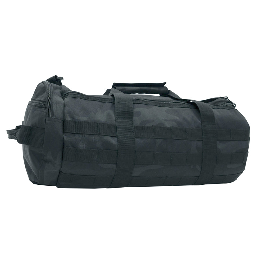 Milspec Tactical Traveler Duffle Bag Midnight Black Camo 19 Inches Outdoor Tactical Australia