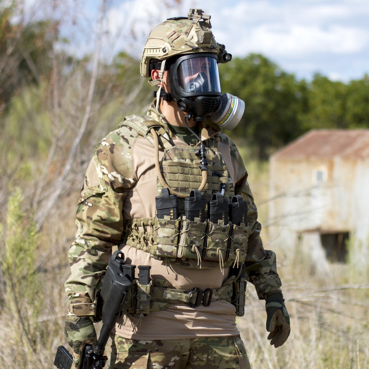 MIRA Safety CM-6M Tactical Gas Mask Full-Face Respirator for CBRN Defense Outdoor Tactical Australia