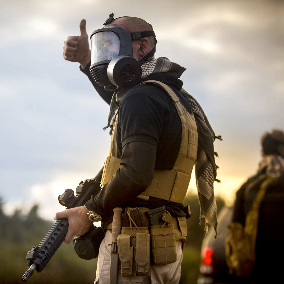 MIRA Safety CM-6M Tactical Gas Mask Full-Face Respirator for CBRN Defense Outdoor Tactical Australia