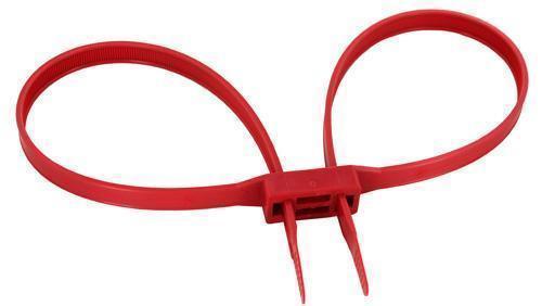 Monadnock Disposable Double Cuff Plastic Restraints Red (Training) 10 Pack Outdoor Tactical Australia