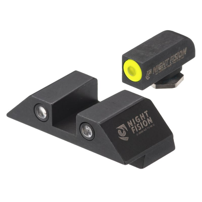 Night Fision Night Sight Set for Glock 17/19/34 Yellow Front Outdoor Tactical Australia