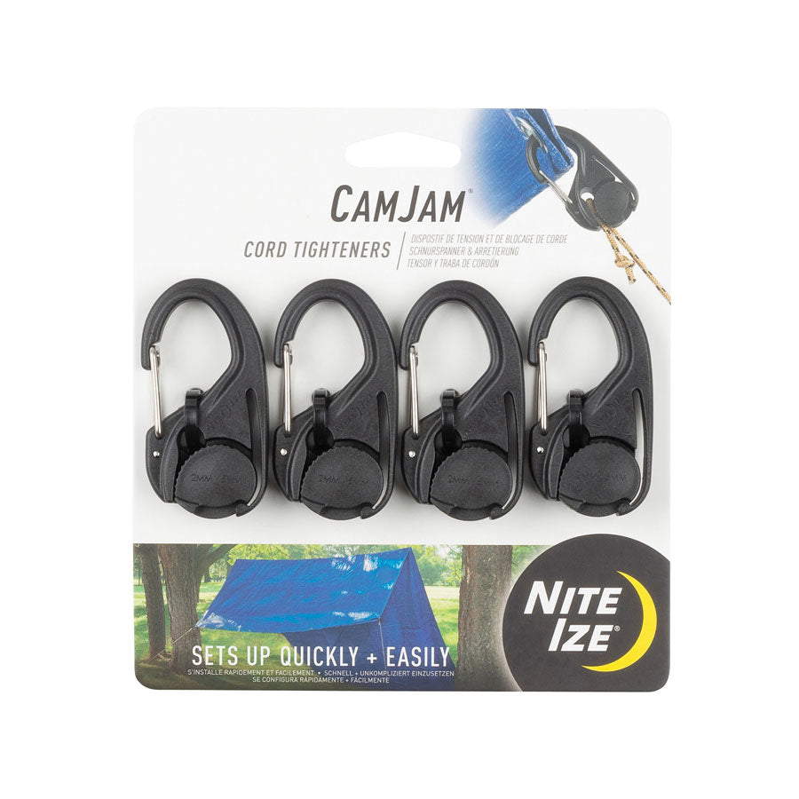 Nite Ize CamJam Cord Tightener 4 Pack Outdoor Tactical Australia