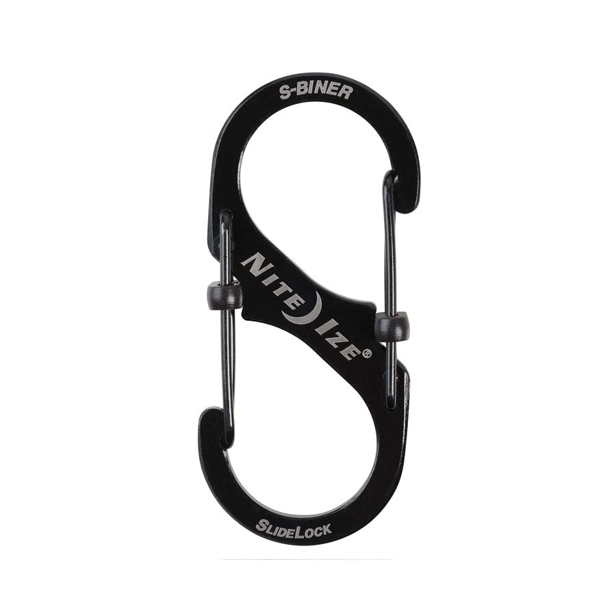 Nite Ize S-Biner SlideLock #3 Steel Black Outdoor Tactical Australia