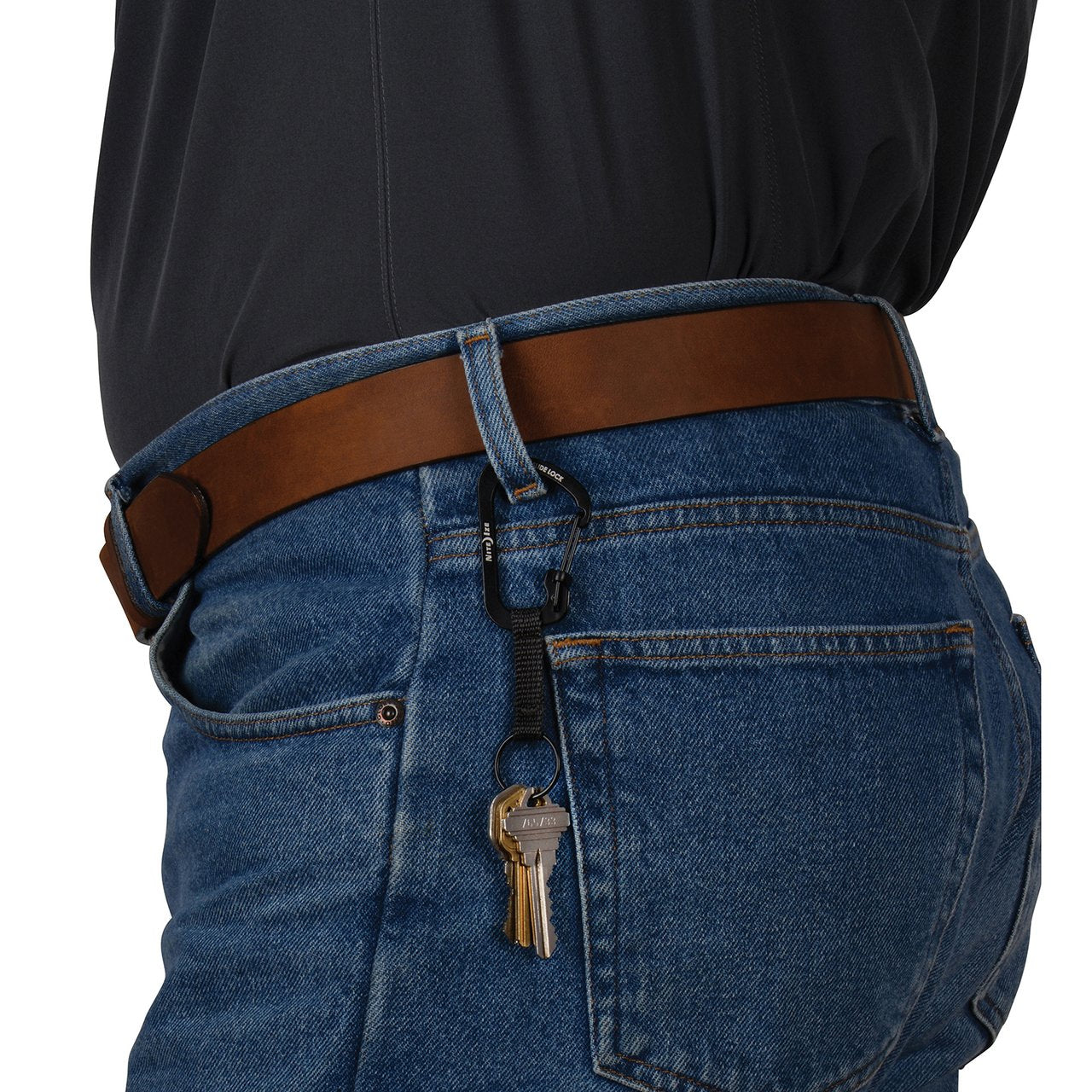 Nite-Ize SlideLock Keyring #3 Steel Black Outdoor Tactical Australia