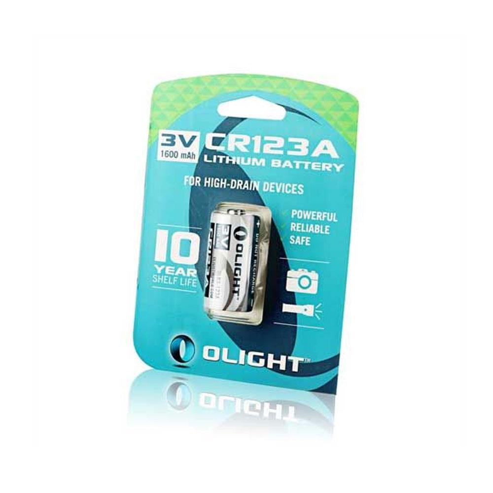 Olight 1600mAh CR123A Lithium battery OLB-CR123A Outdoor Tactical Australia