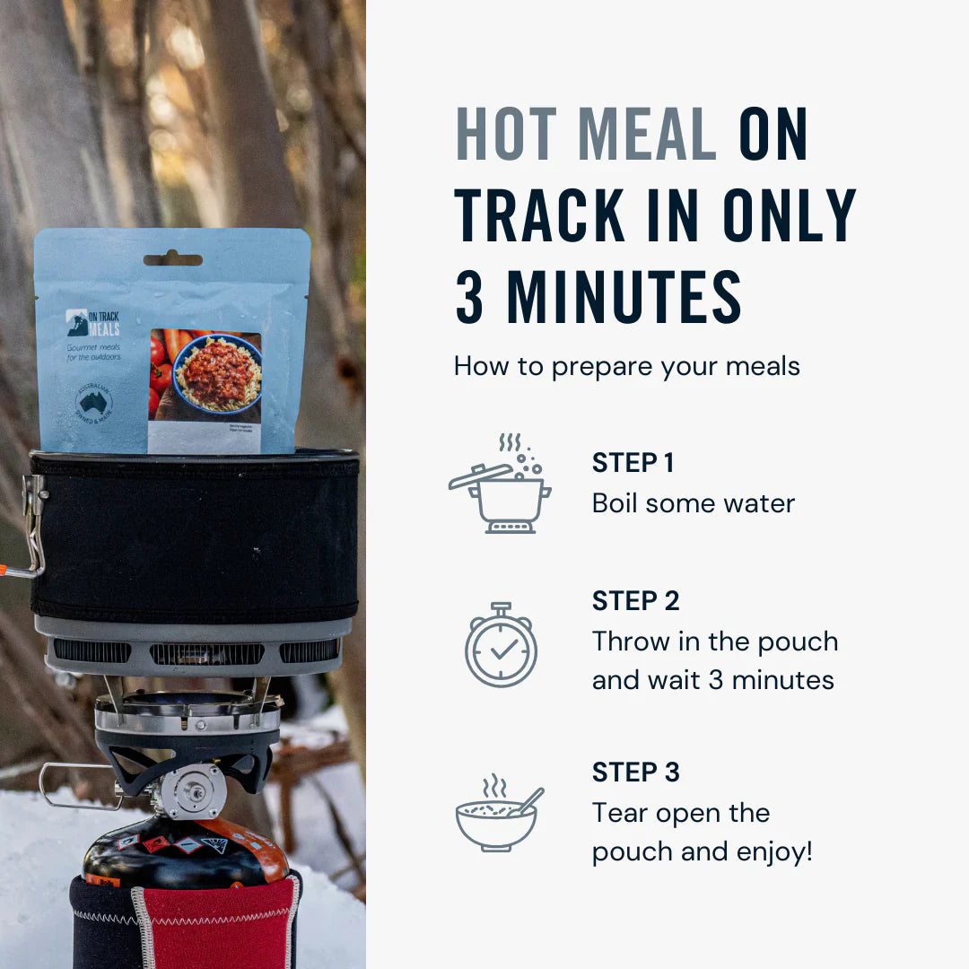 On Track Meals Mild Chilli Con Carne Outdoor Tactical Australia