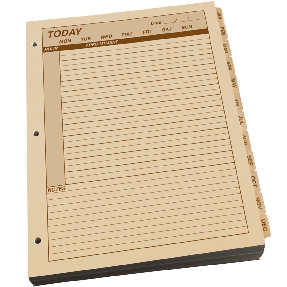 Rite in the Rain Maxi Daily Planner Refill 8.5 X 11 With 3 Hole Punch Tan 1 Year Outdoor Tactical Australia