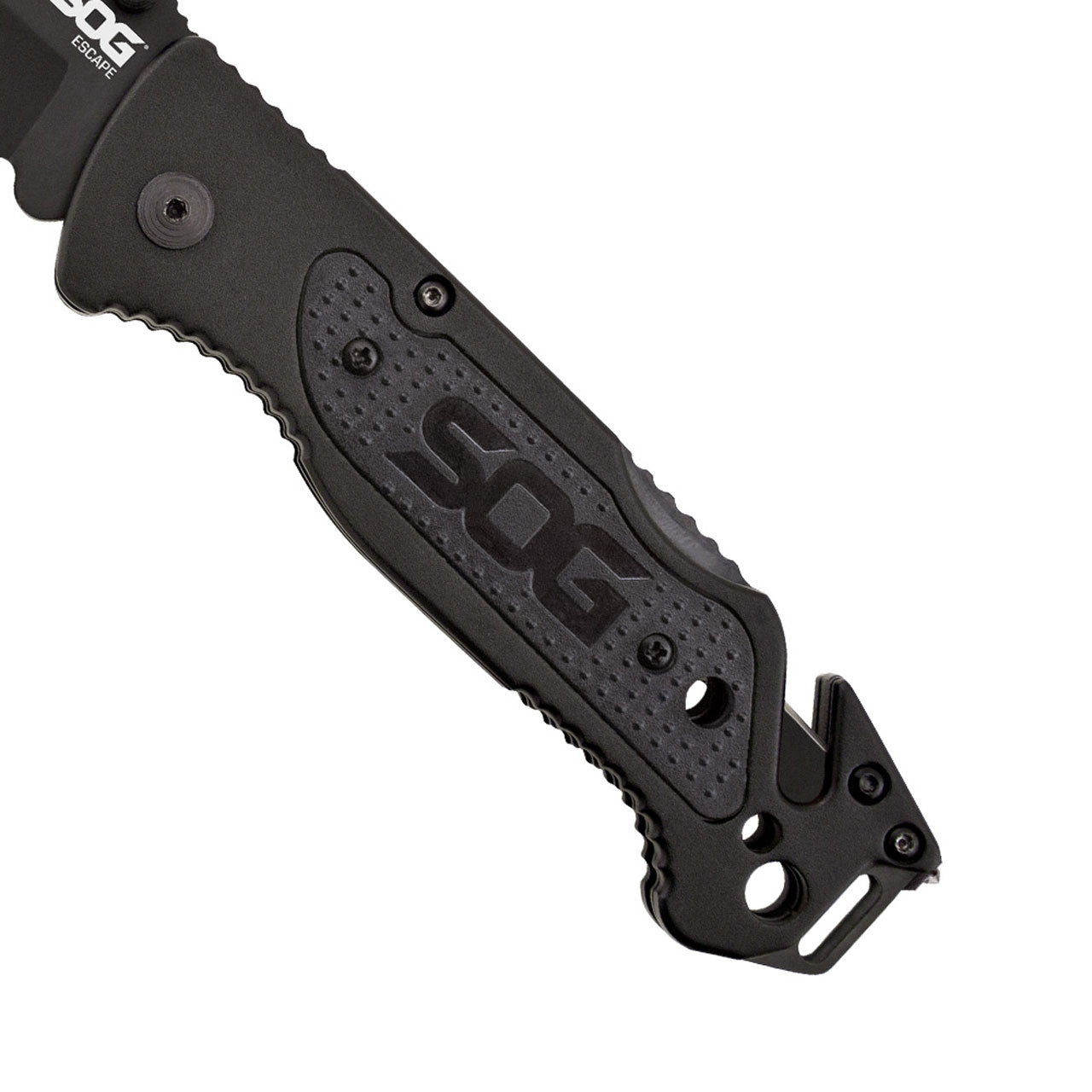 SOG Escape Bead Blast Knife and Rescue Tool Black Outdoor Tactical Australia