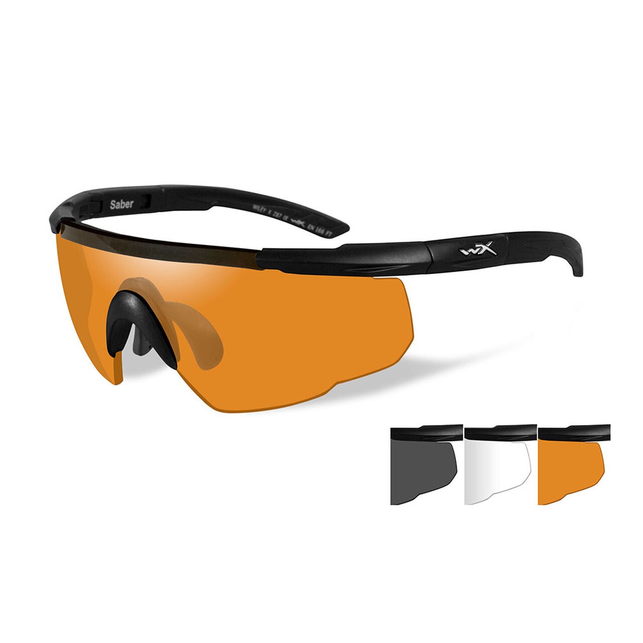 Wiley X Saber Advanced 3 Lens Kit Matte Black Frame Outdoor Tactical Australia