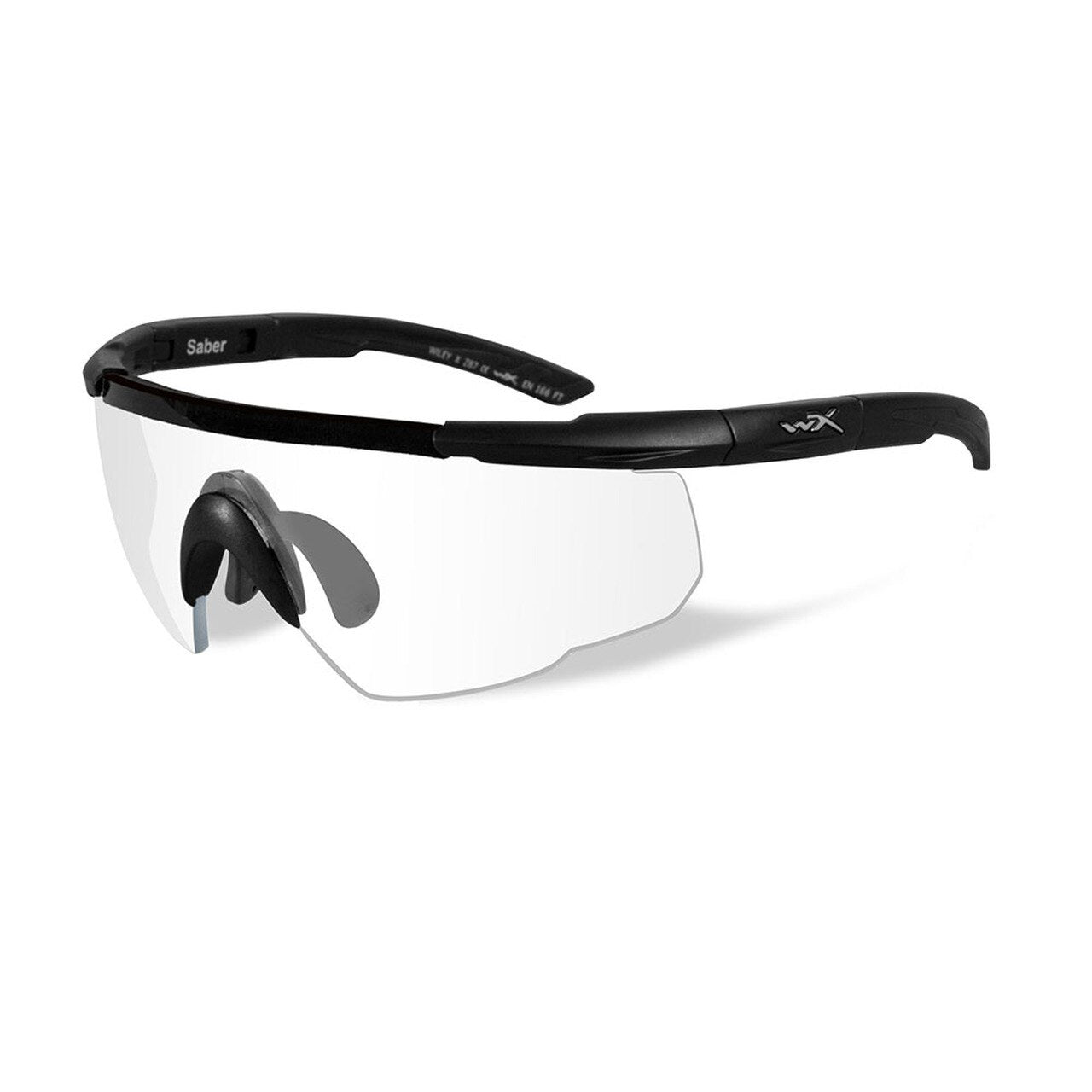 Wiley X Saber Advanced Eyeshield Clear Lens Matte Black Frame Outdoor Tactical Australia