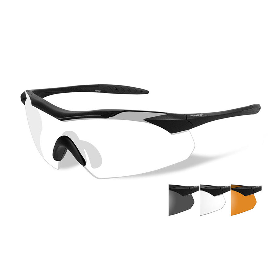 Wiley X Vapor 2.5 Three Lens with Matte Black Frame Outdoor Tactical Australia