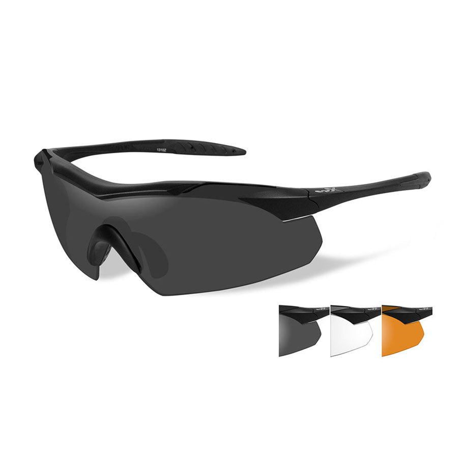 Wiley X Vapor 2.5 Three Lens with Matte Black Frame Outdoor Tactical Australia