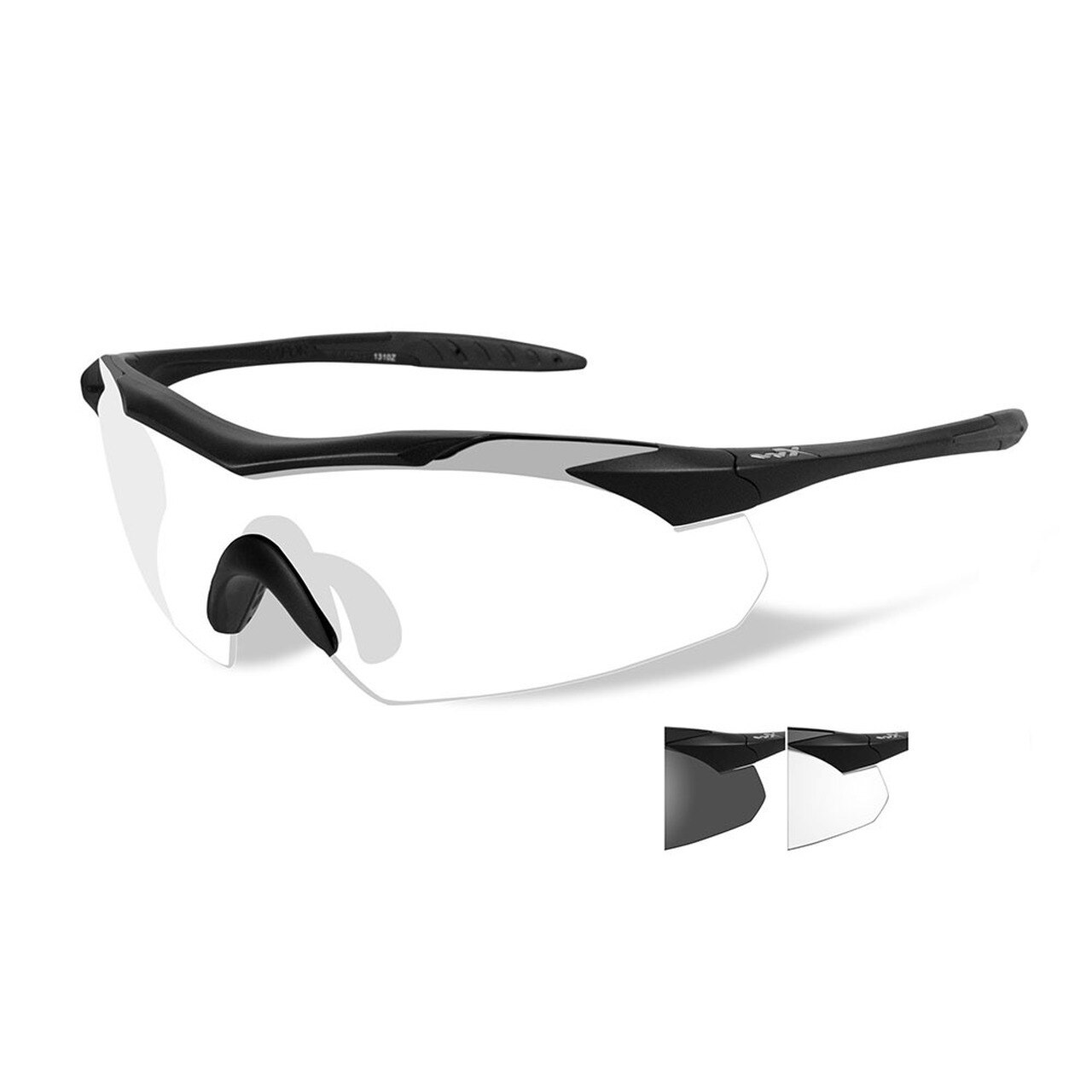 Wiley X Vapor Eyeshield Two Lens Matte Black Frame Outdoor Tactical Australia