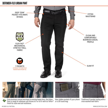 5.11 Tactical Defender Flex Urban Pants Peacoat Pants 5.11 Tactical Tactical Gear Supplier Tactical Distributors Australia